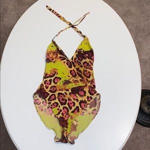 Leopard bathing suit